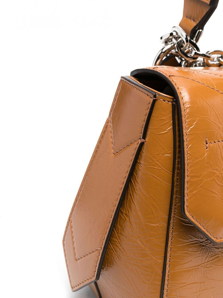 Small ID Bag in Aged Leather