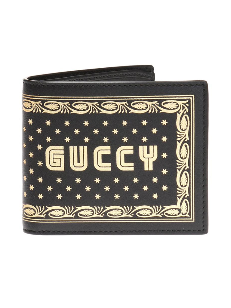 Guccy Logo-Printed Wallet