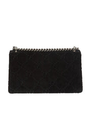 Dionysus GG Velvet Black Small Shoulder Bag