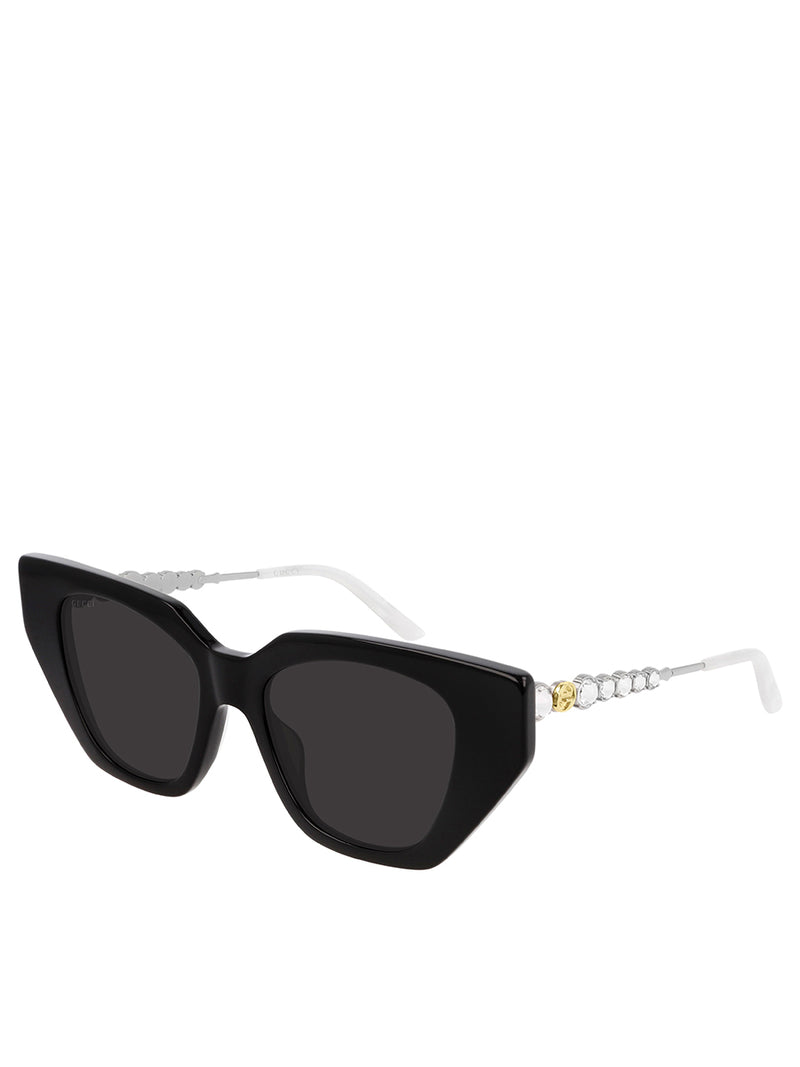 Gucci black outlet cat eye sunglasses