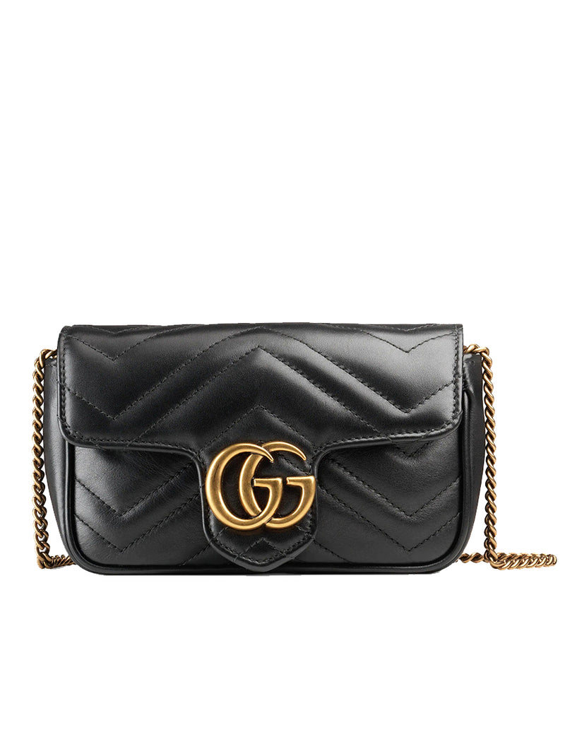 Gg marmont best sale black bag