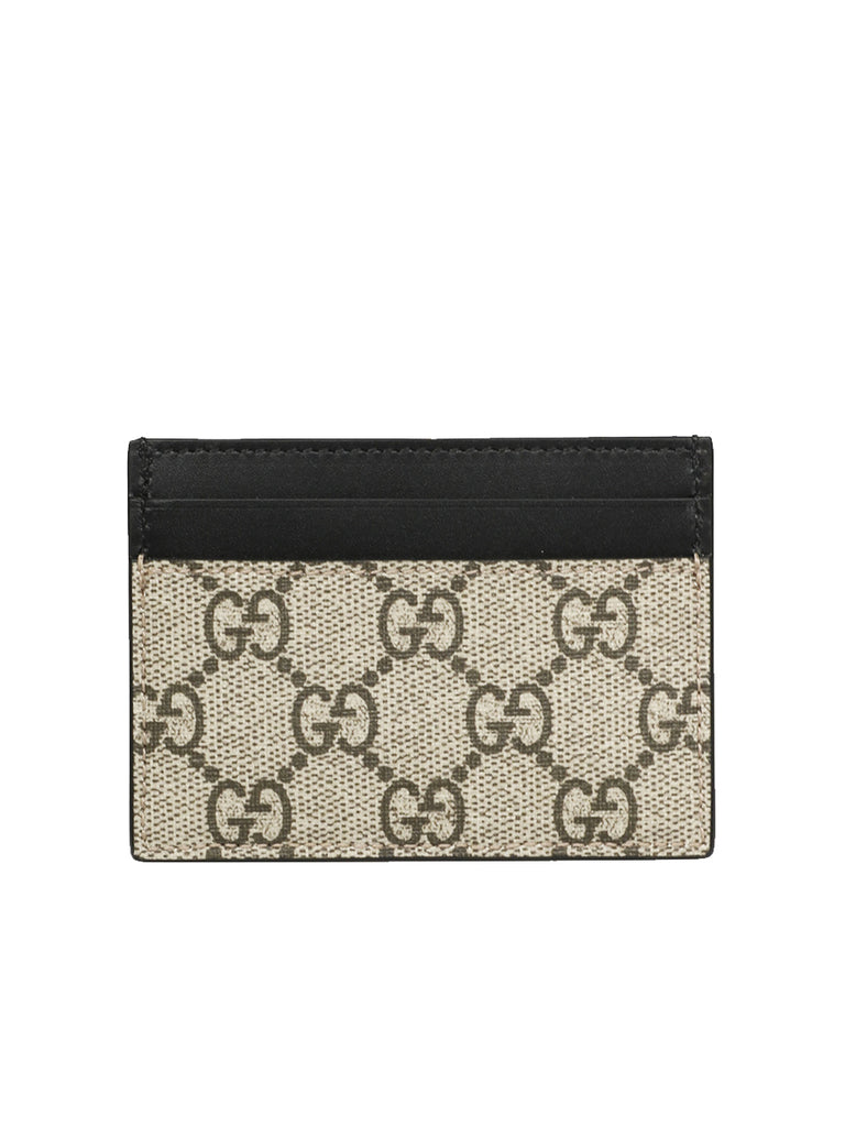 Gucci Tiger Print GG Supreme Card Case
