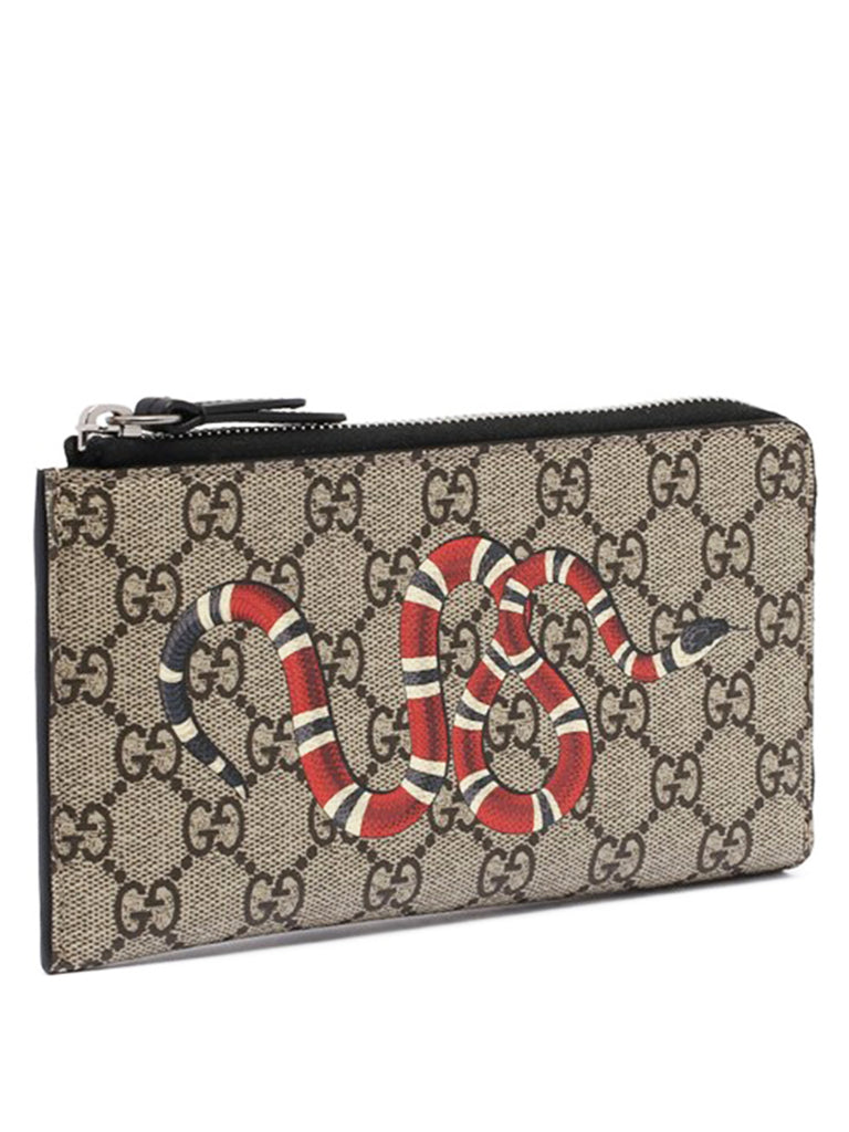 Gucci Wallet Kingsnake Print GG Supreme Designer Wallets COSETTE