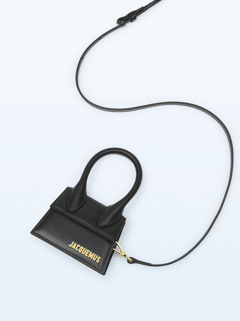 IetpShops Australia - logo-plaque mini bag Black - 'Dessau Mini