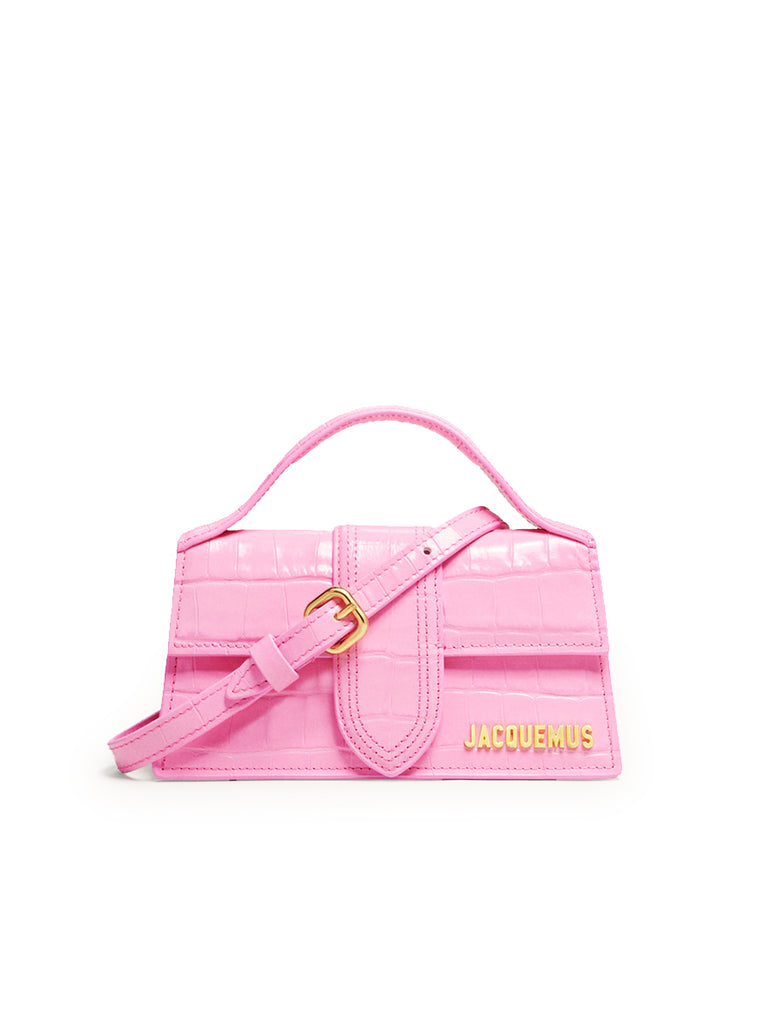 Jacquemus Le Bambino in Croco Pink - Main Image