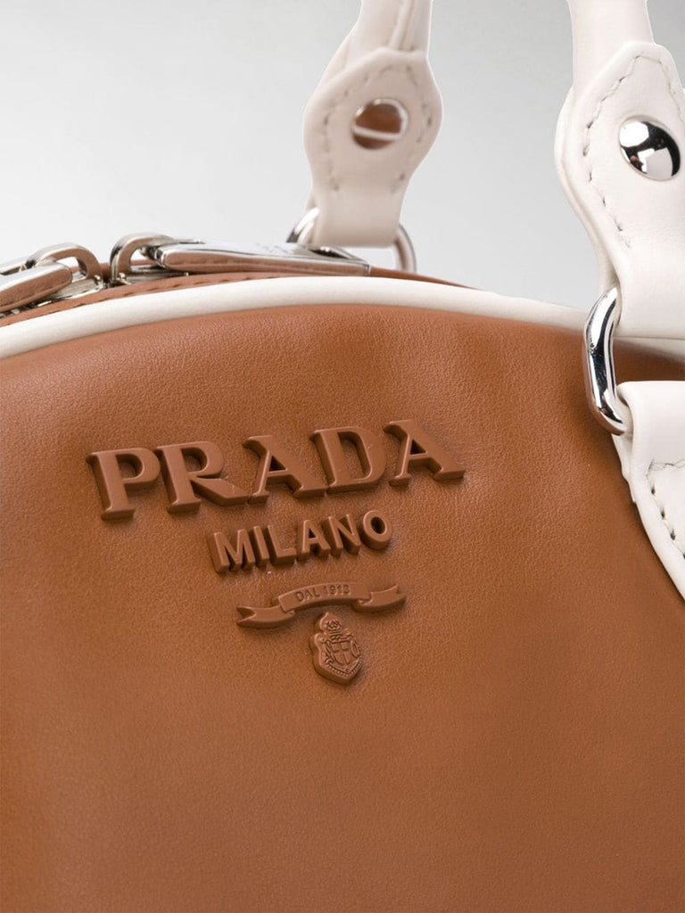 PRADA Handbag  | Bowling Bag in Brown