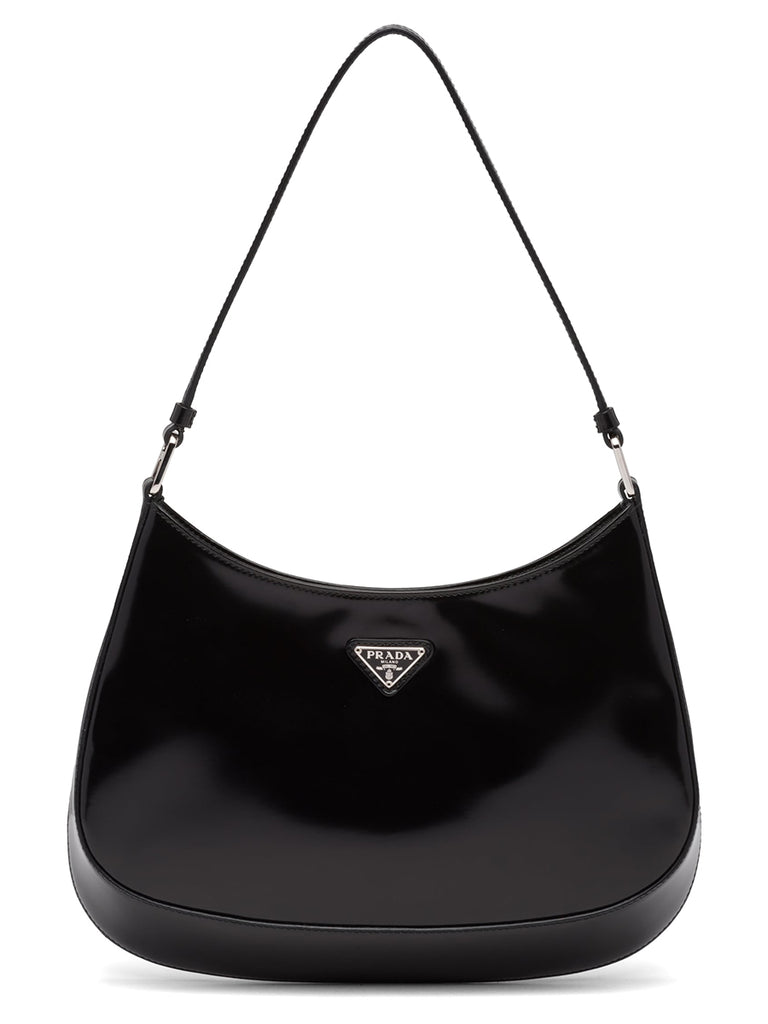 Prada Cleo Brushed Leather Shoulder Bag | Cosette