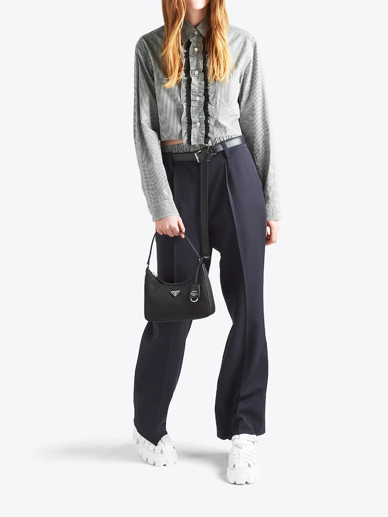Prada Saffiano Prada Re Edition Mini Bag Outfit Prada Re-Edition