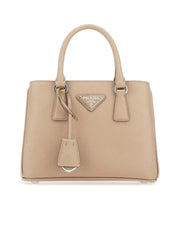 Galleria Saffiano Leather Mini Bag in Cameo Beige