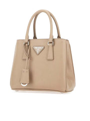 Galleria Saffiano Leather Mini Bag in Cameo Beige