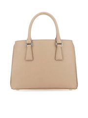 Galleria Saffiano Leather Mini Bag in Cameo Beige