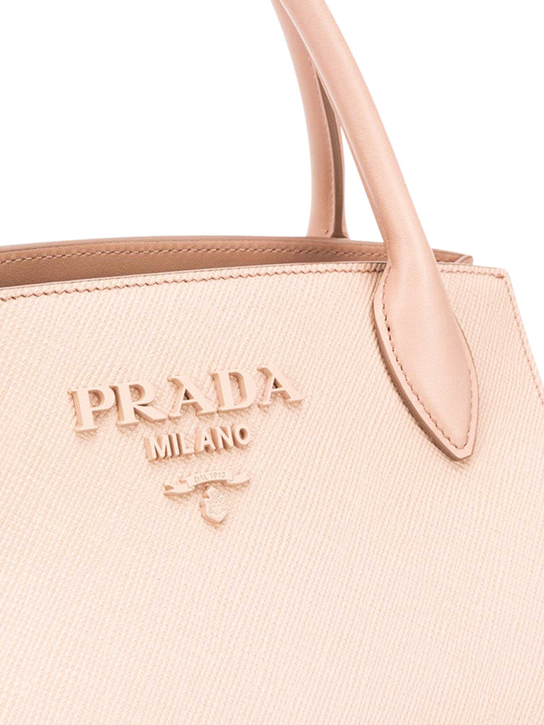 Prada Top Handles Store South Africa - Saffiano Leather Prada Monochrome Bag  Womens Powder Pink