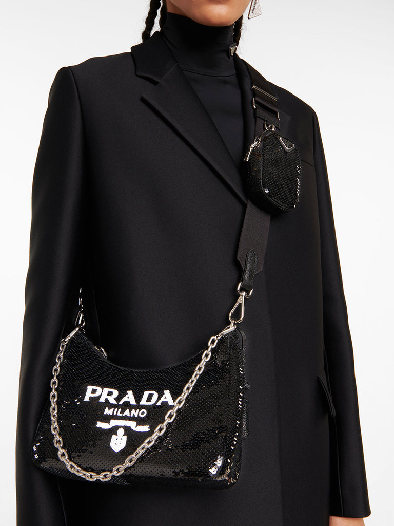 Re Edition 2005 Sac Prada Pochette Prada Re-Edition 2005 Sequinned