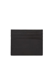 Saffiano Leather Card Holder in Black