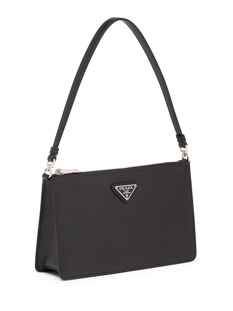 Prada Saffiano Leather Mini Bag - Black