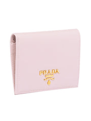 Alabaster Pink Small Saffiano Leather Wallet