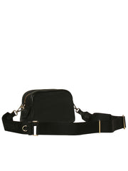 Prada Textured Leather Shoulder Bag in Black