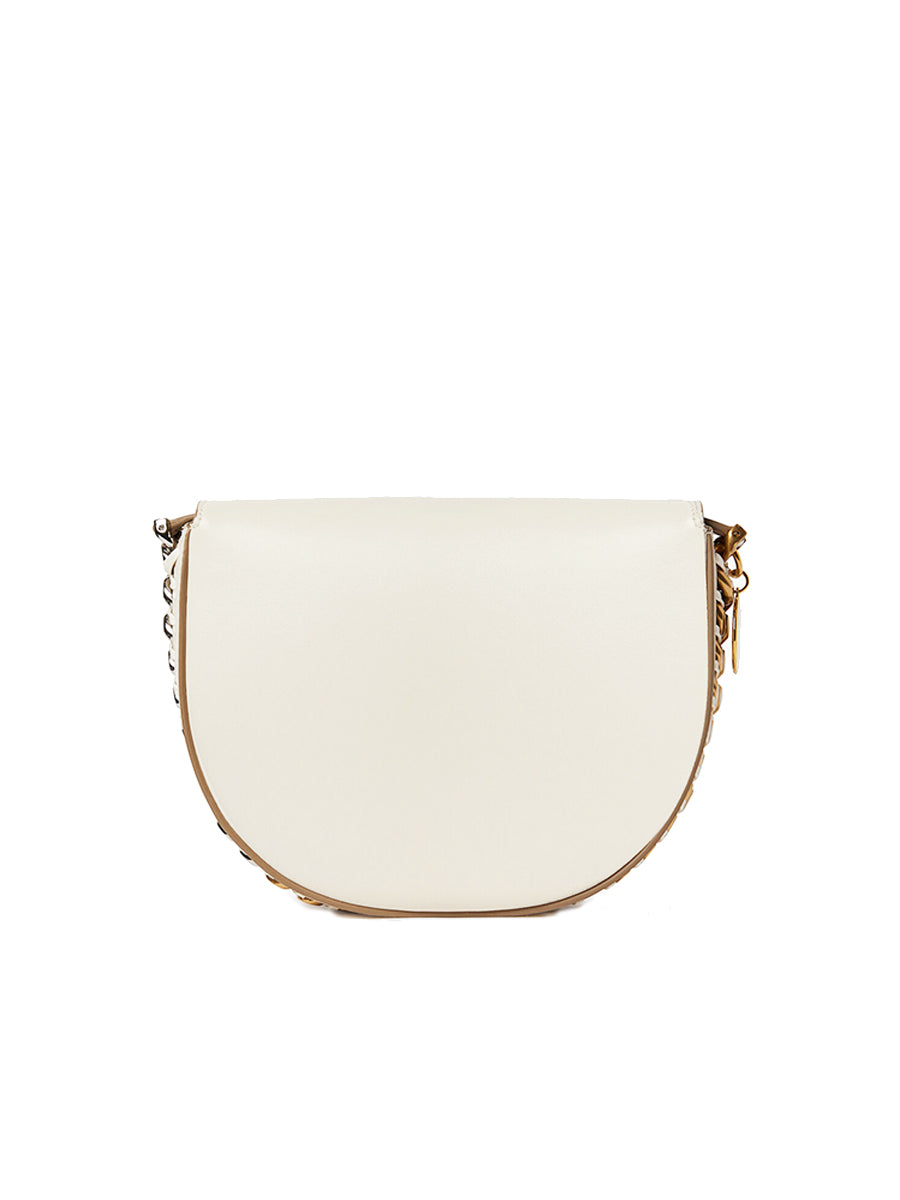 Stella Mccartney Frayme Small Flap Shoulder Bag in White – COSETTE
