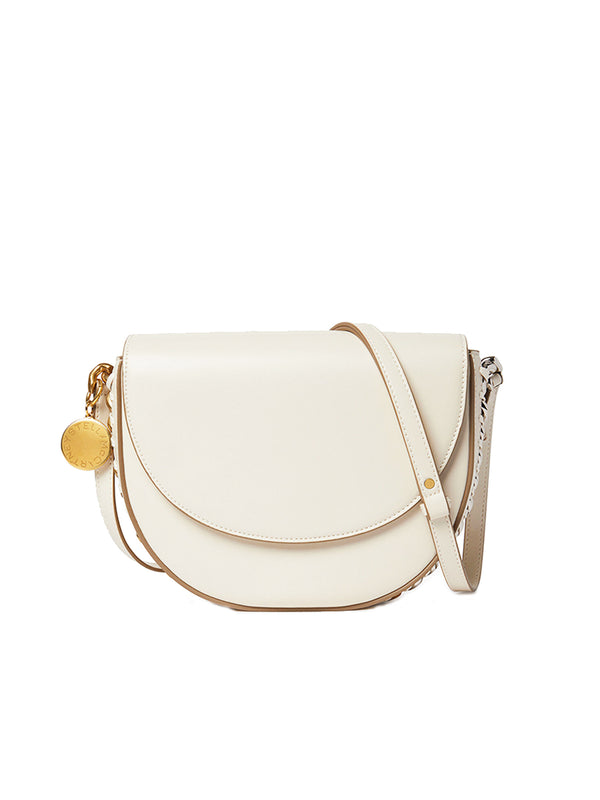 Stella Mccartney Frayme Small Flap Shoulder Bag in White – COSETTE