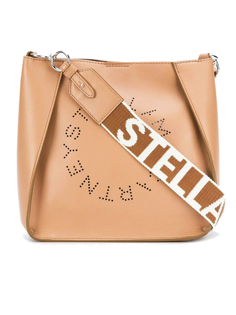 Stella Logo Shoulder Bag in Camel