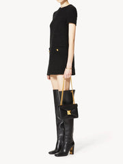One Stud Nappa Bag with Chain