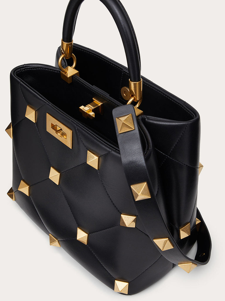 Roman Stud The Handle Bag in Nappa