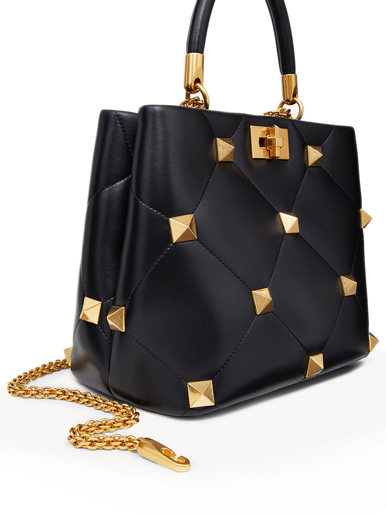 Roman Stud The Handle Bag in Nappa