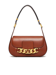 Vlogo Chain Shoulder Bag in Bronze