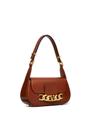 Vlogo Chain Shoulder Bag in Bronze