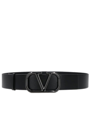 Vlogo Signature Belt in Glossy Calfskin 40mm