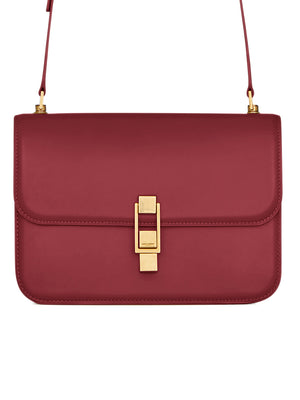 Le Carré Satchel in Box Saint Laurent Leather