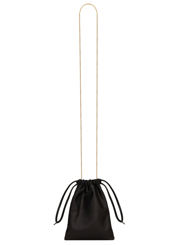 Saint Laurent Paris Drawstring Pouch in Lambskin