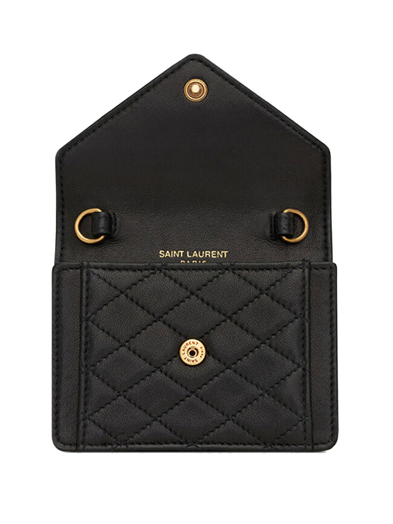 Saint Laurent Gaby Micro Bag in Quilted Lambskin