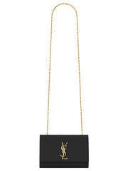 Classic Small Kate in Black Grain de Poudre Textured Leather