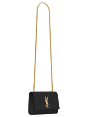 Classic Small Kate in Black Grain de Poudre Textured Leather