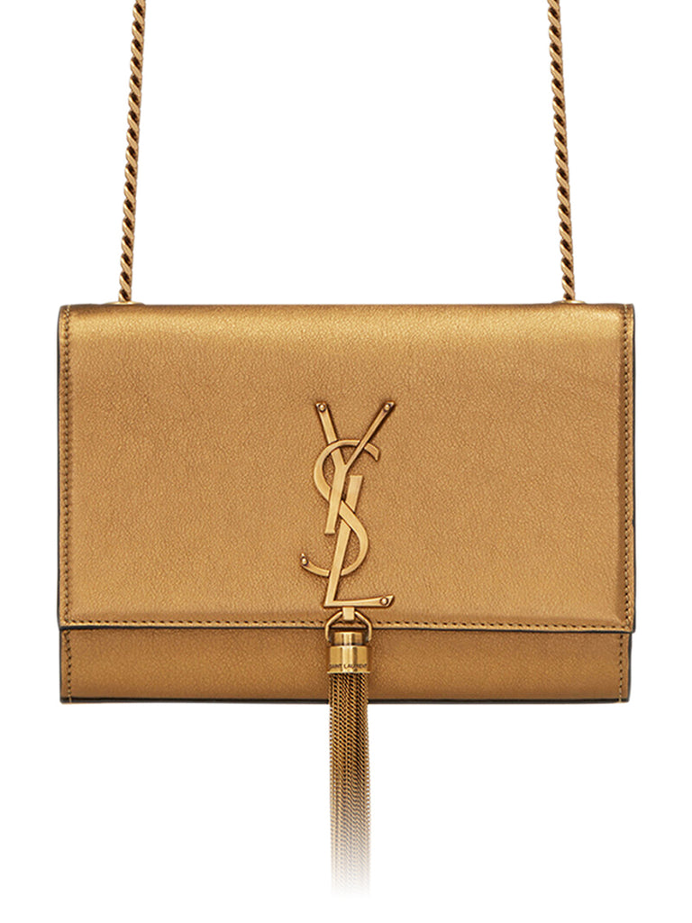 Kate Small with Tassel in Laminated Leather