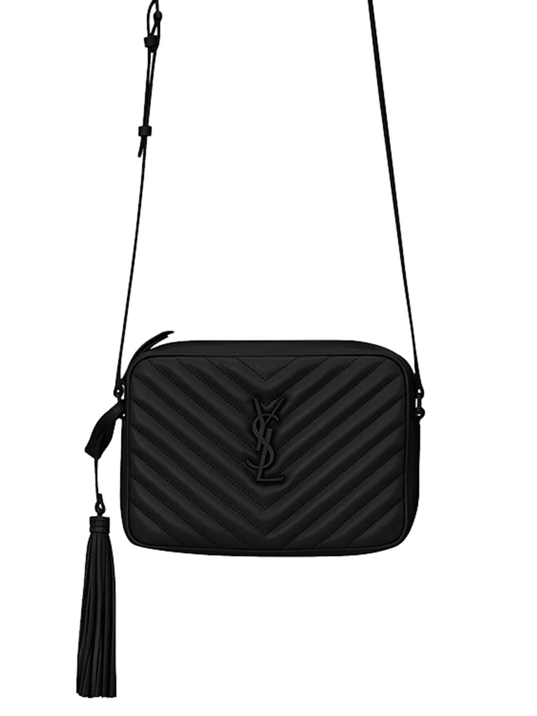 Lou Camera Bag in Quilted Leather with Black Hardware – COSETTE