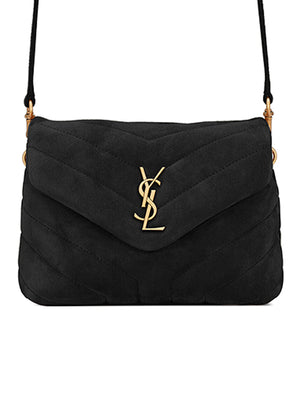 Loulou Toy Bag in Suede and Quilted Leather