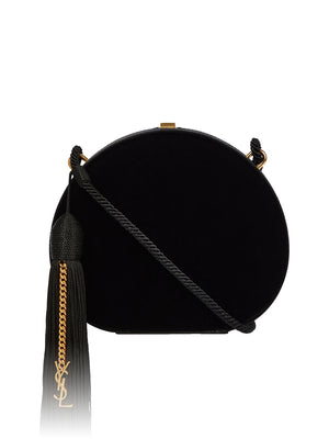 Evening Minaudiere Tasseled in Velvet and Satin