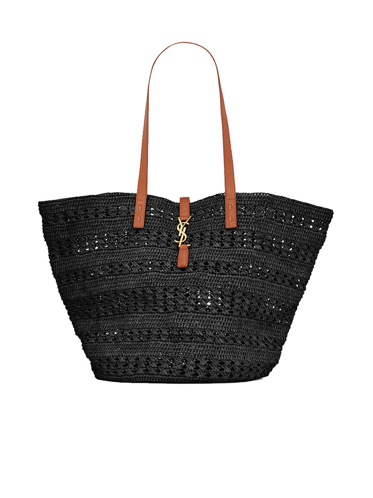 Medraycenters Panier En Raphia Saint Laurent Panier Medium Bag In