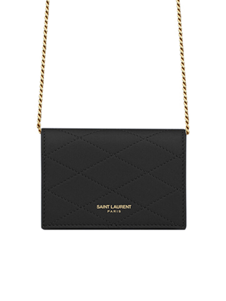 Saint Laurent Baby Flap Bag in Quilted Lambskin