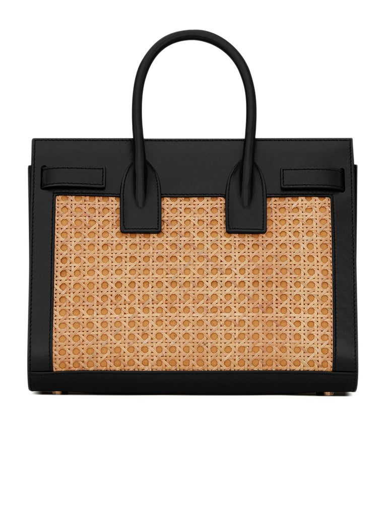 Saint Laurent Classic Sac de Jour Small in Smooth Leather and Cane Cosette