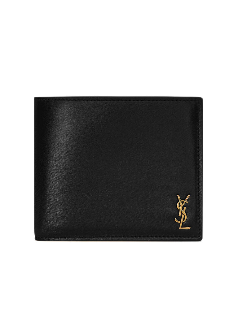Tiny Monogram East/West Wallet in Shiny Leather