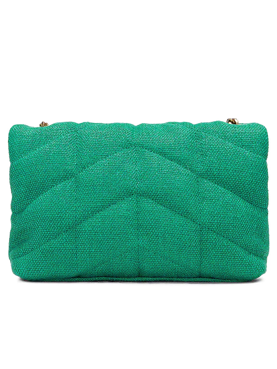 Puffer Toy Bag in Canvas and Smooth Leather COSETTE