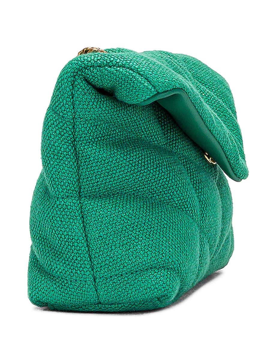 Puffer Toy Bag in Canvas and Smooth Leather COSETTE